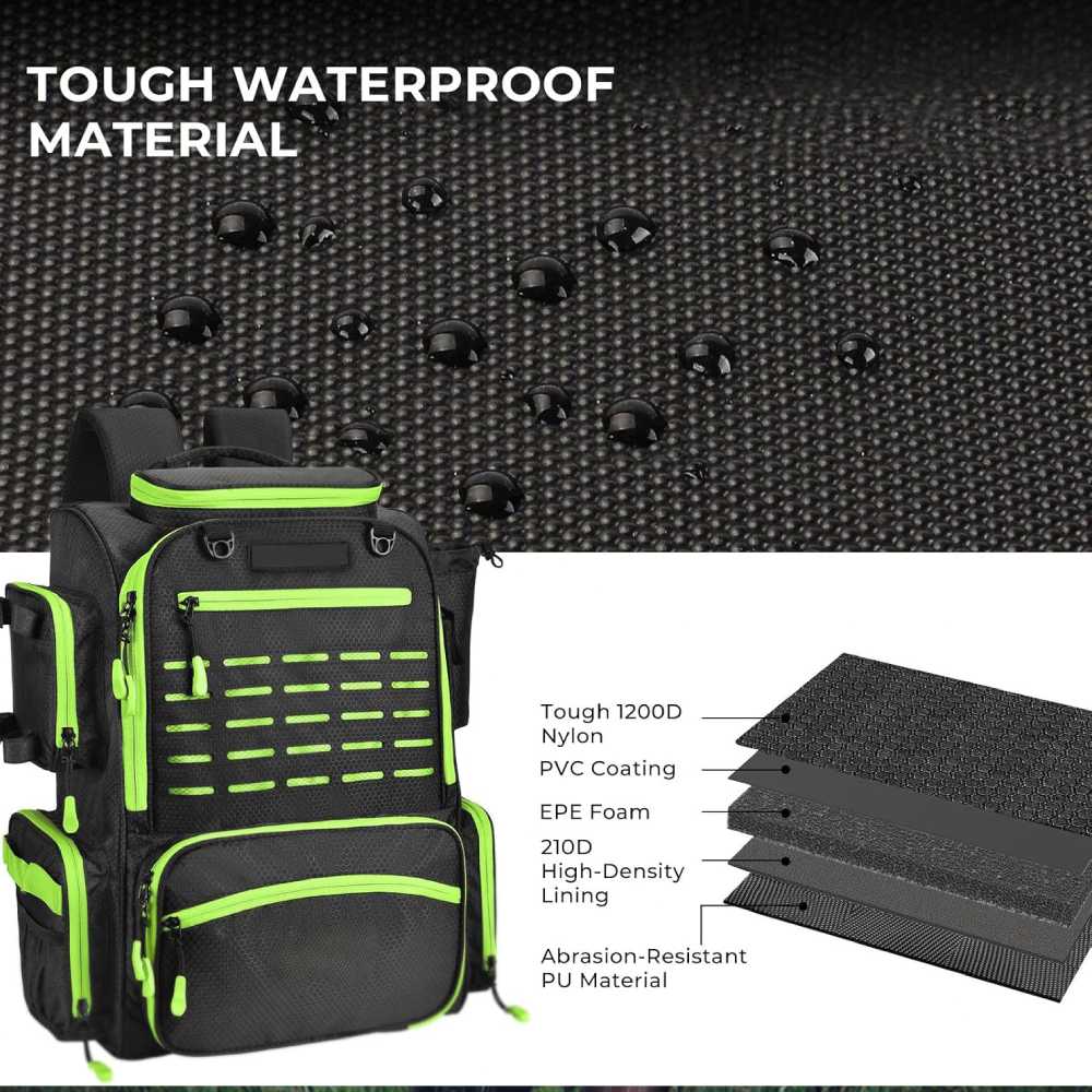 Fishing Tackle Backpack 43L: image 4